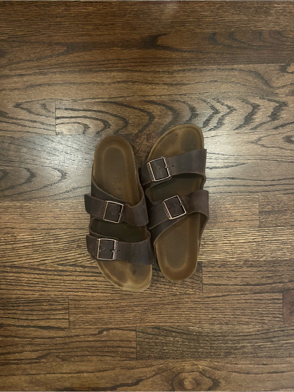 Birkenstock Brown Triple Strap Sandals